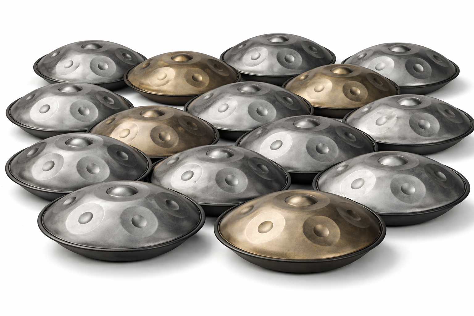 Verschiedene Handpans